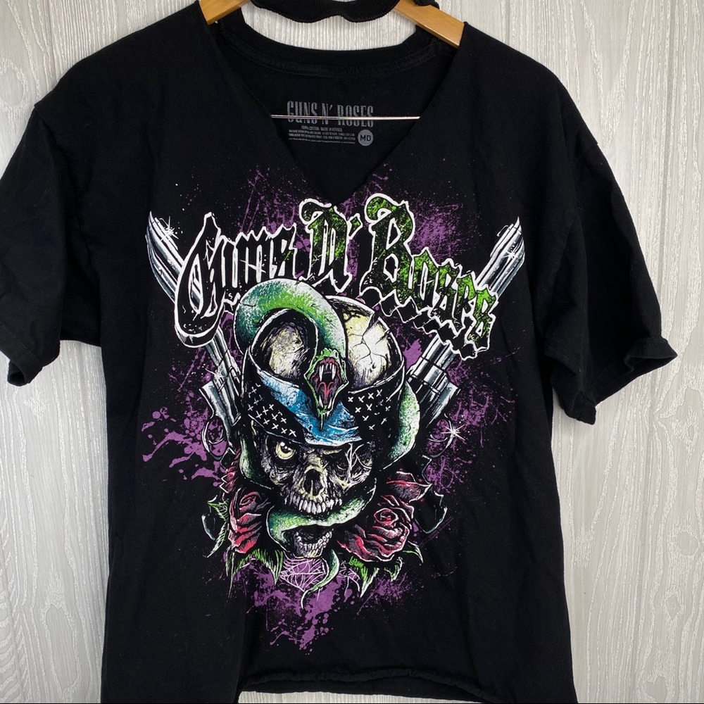 Guns N Roses Oversized Womens Rock Tee